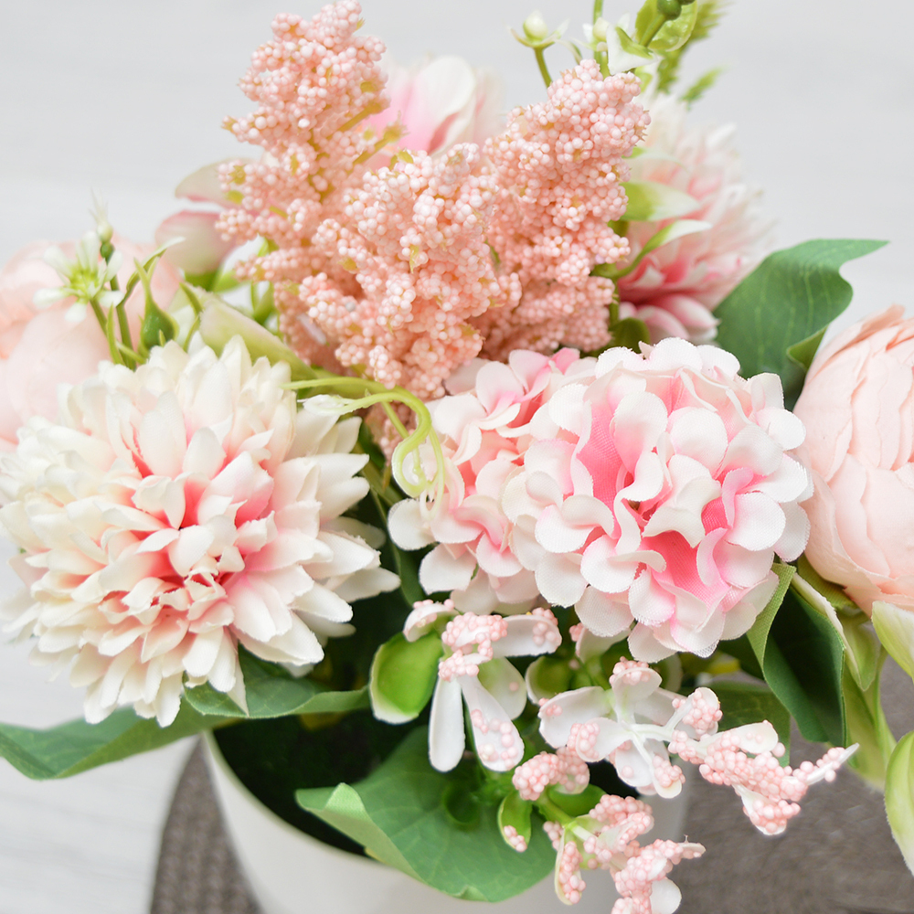 Цветы искусственные в кашпо, PP/п/э