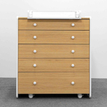 Детский пеленальный комод Antemi Mari, Белый/Винченцо