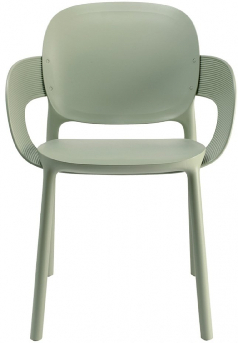 Кресло пластиковое Scab Design Hug Go Green, зеленый шалфей