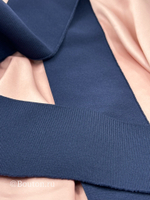 Подвяз трикотажный темно-синий 0,9 м, ширина 7 см