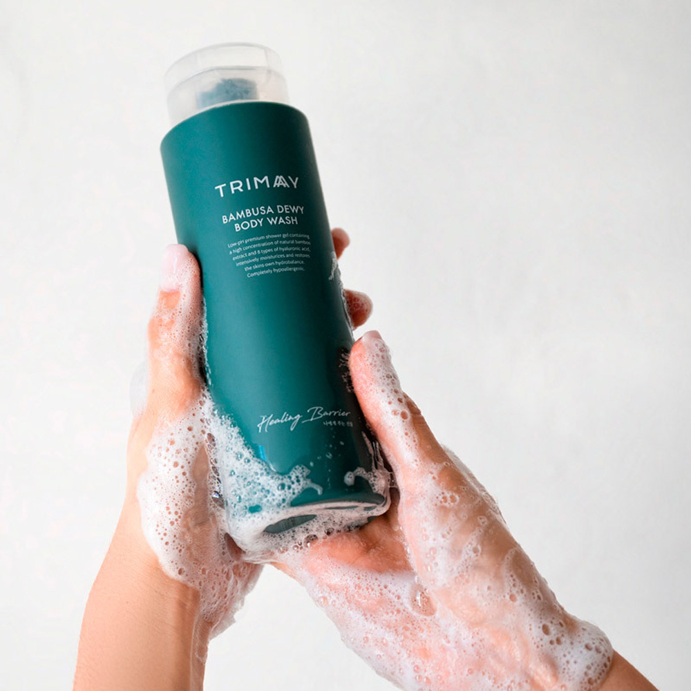 Trimay Healing Barrier Bambusa Dewy Body Wash гель для душа увлажняющий с экстрактом бамбука и комплексом гиалуроновых кислот