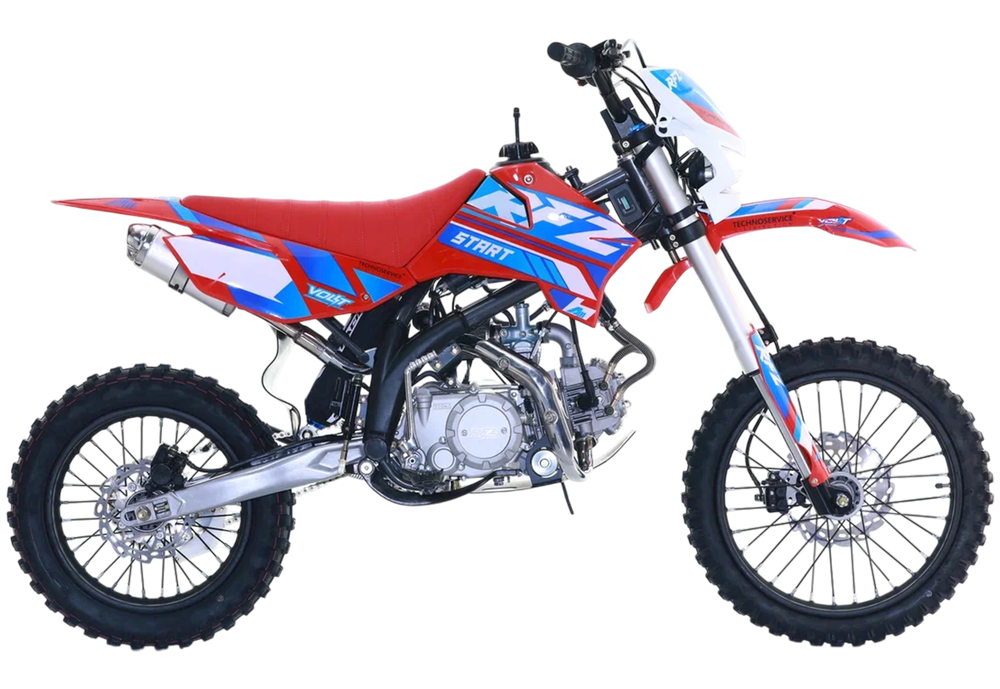 Питбайк Apollo RFZ START 150X-LE, 17/14 красный