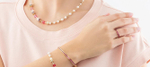 Браслет Coeur de Lion Pink-Gold 17 см 0127/33-0416