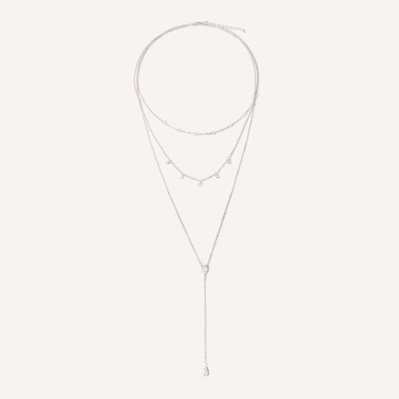 Колье Летний дождь – Серебро