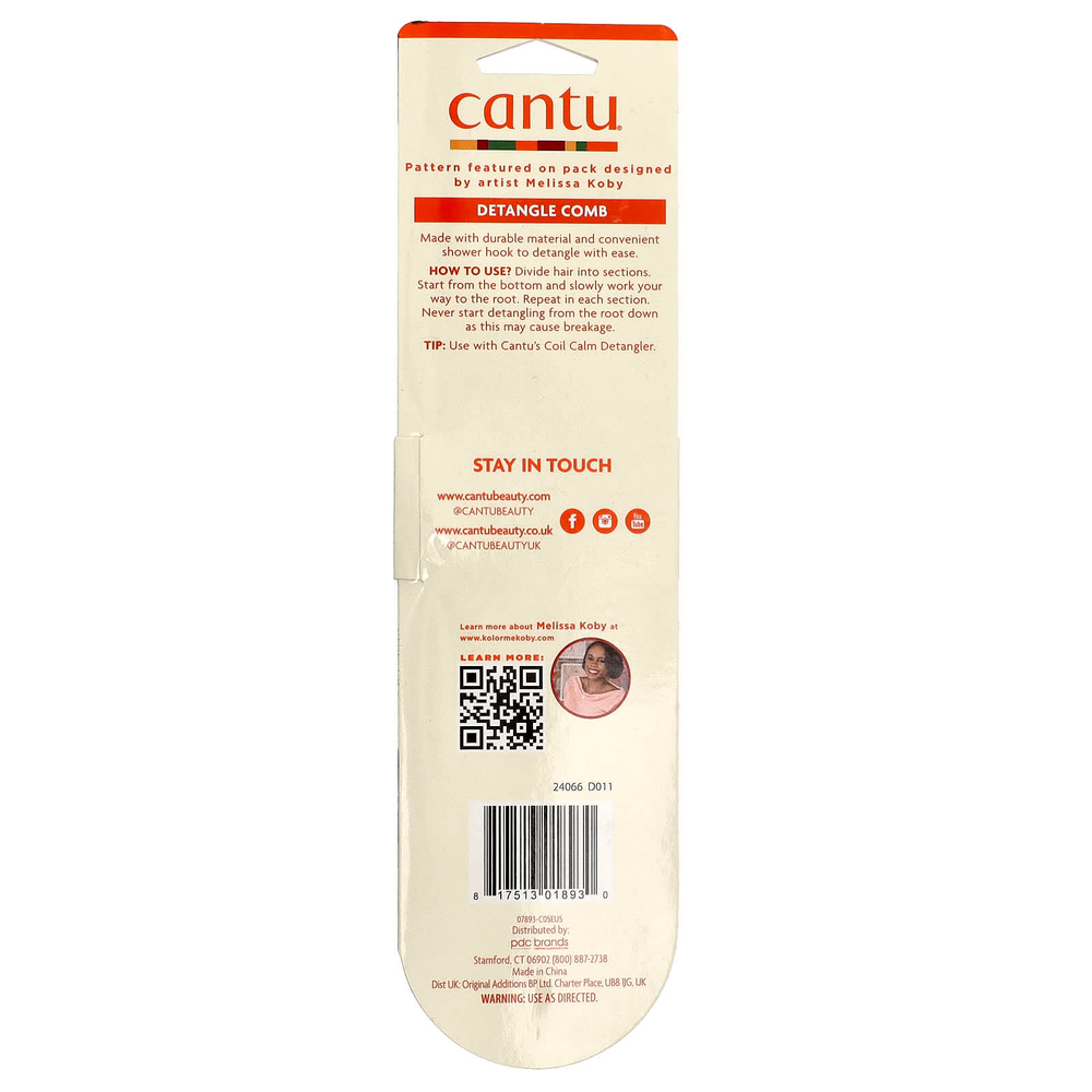 Cantu, прочный гребень для распутывания волос, 1 шт.