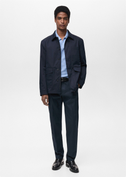 Водоотталкивающая куртка из хлопка