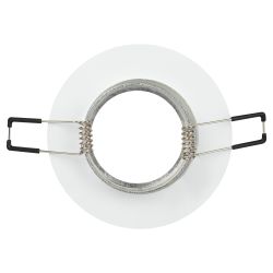 Светильник встраиваемый декоративный ЭРА DK7 CH/SHSL под лампу MR16 GU5.3 серебряный блеск/хром