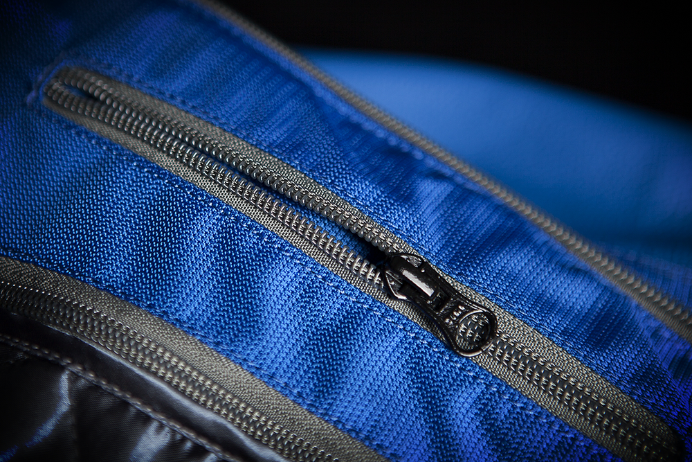 Мотокуртка - ICON SANCTUARY (кожа, синяя)