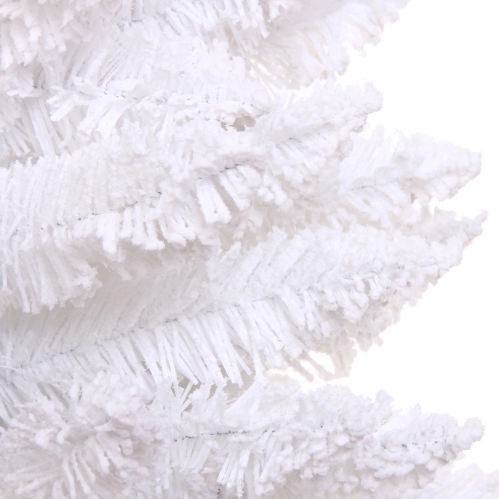 Ёлка «Звон вьюги» 180 см, ПВХ (786 веток), белый иней, Белый