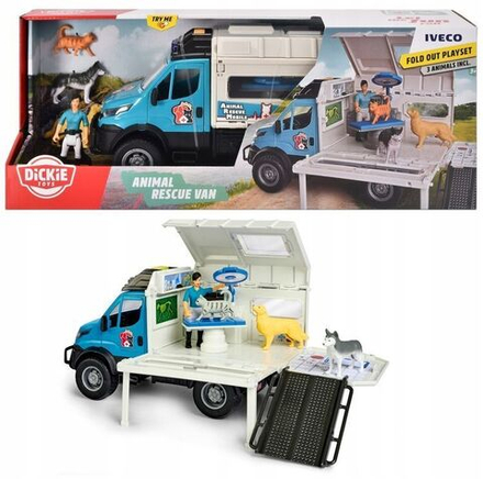 Игрушечный транспорт Dickie Toys Playlife - Мобильная клиника по спасению домашних животных 3837015