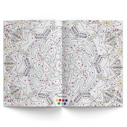 Мандалы. Раскраска по номерам