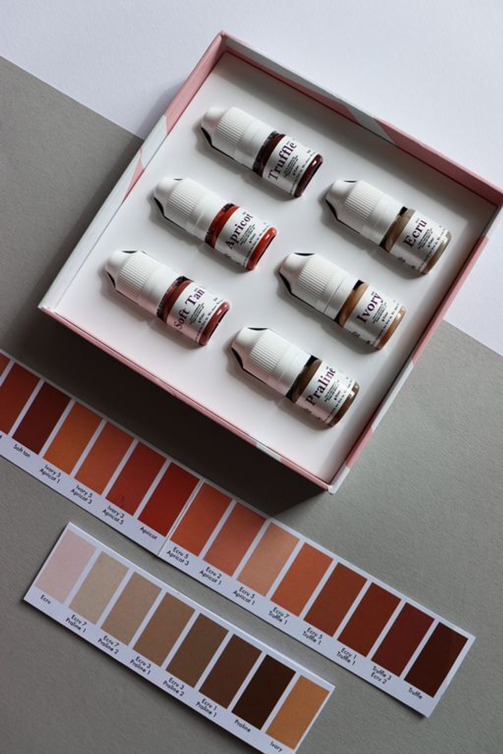мини-сет для камуфляжа Skin&Areola iColor 6 оттенков по 5 мл