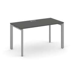 Style Project Стол письменный SN-59P.SP-014 Антрацит/Металл Серый/Серебро Заглушка 1580*700*750