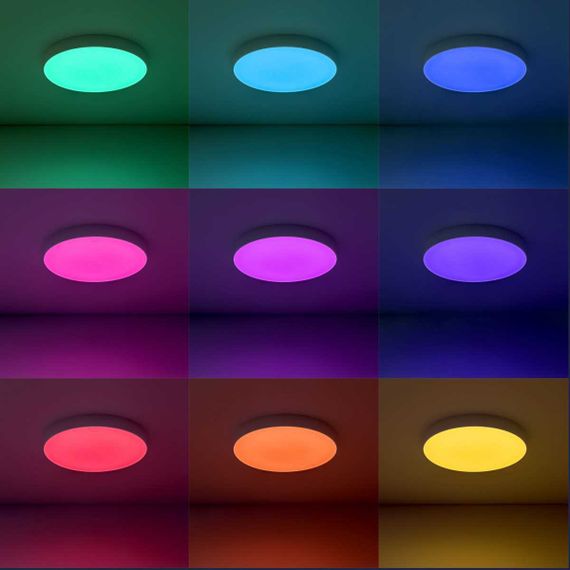 Потолочный светодиодный светильник с пультом ДУ Citilux Купер RGB Белый CL724105G0