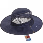 Шляпа мужская с клепками и сеткой «Cowboy», микс 6 цветов, 58р, ширина полей 7,5см