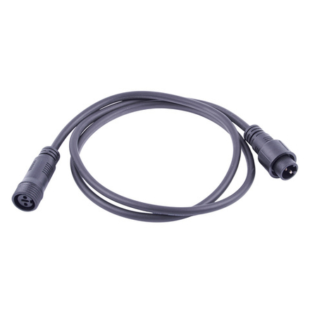 UCX-F90 E-1M-BK Удлинитель для гирлянд серии F90PRO. 1м. Статика-мерцание. IP67. Черный. TM Uniel