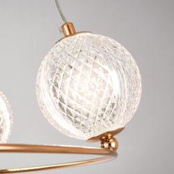 737063 Люстра ACRILE G9 6х6W(led) G9 ЗОЛОТО