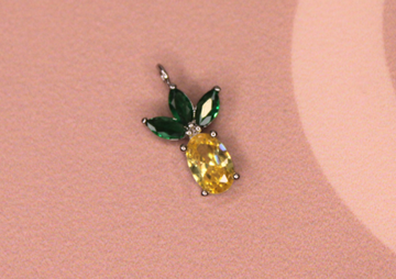 Подвеска ананас 9х14 мм