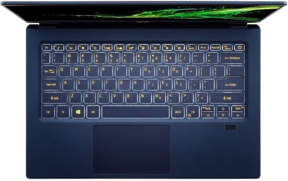 Ноутбук ACER Swift 5 SF514-54-576D, 14;, IPS, Intel Core i5 1035G1 8ГБ, 256ГБ SSD, Intel Iris Plus graphics , Windows 10, NX.AHFER.003, синий