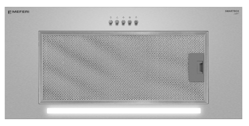 Полновстраиваемая вытяжка Meferi SMARTBOX60IX LIGHT фото 9