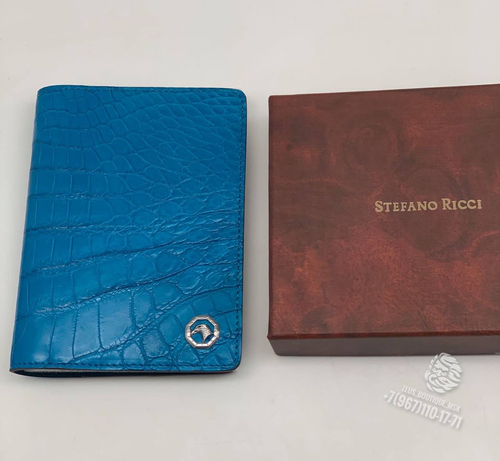 Обложка для паспорта из кожи крокодила Stefano Ricci