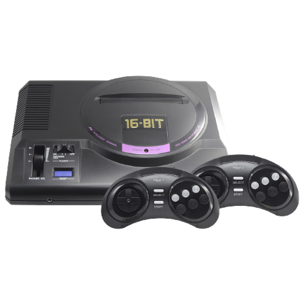 Игровая приставка SEGA Retro Genesis HD Ultra + 225 игр ZD-06b (2 беспроводных 2.4 ГГц джойстика, HDMI кабель)