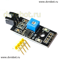 Датчик влажность почвы - LM393/1.3м