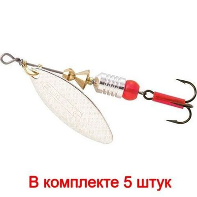 Блесна для рыбалки вращающаяся AGLIA LONG 2, Black