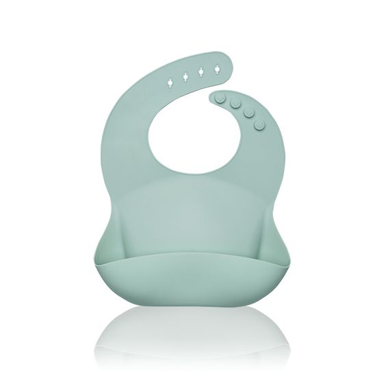 Önlük\PETITE&amp;MARS Bib silicone Sam Green