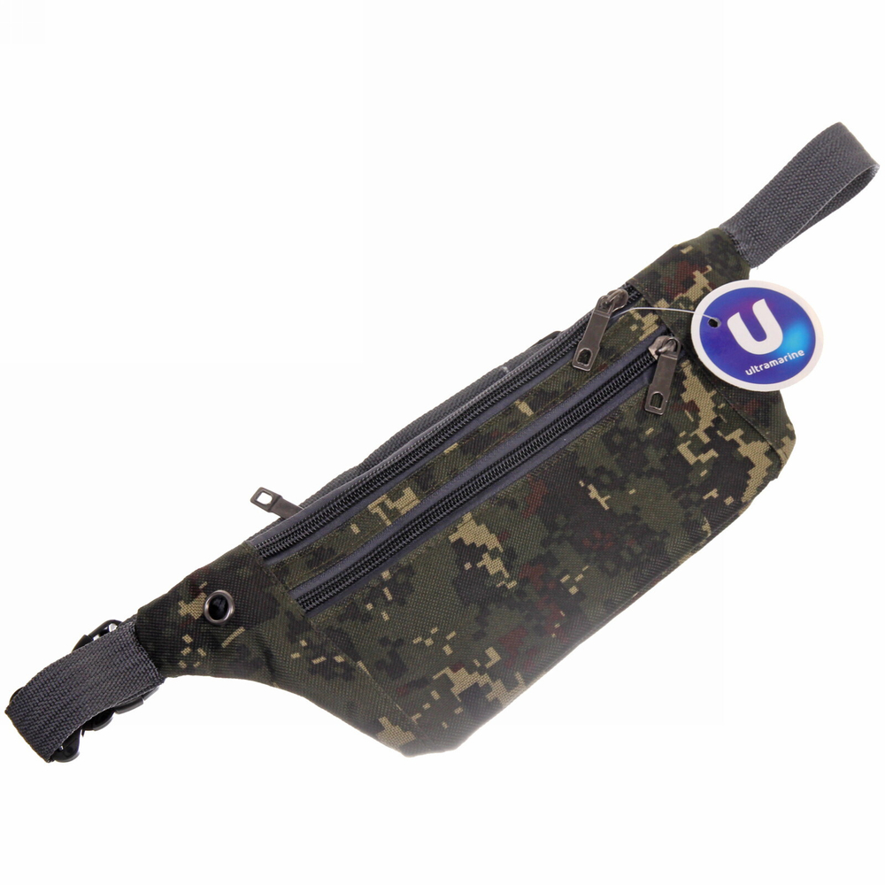 Сумка на пояс для документов и телефона «Ultramarine - Street sports», хаки, микс 4 цвета, 34*11,5*19,5см