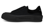 Alexander McQueen Alexander McQueen Deck simple low-cut casual fashion sneakers men's black