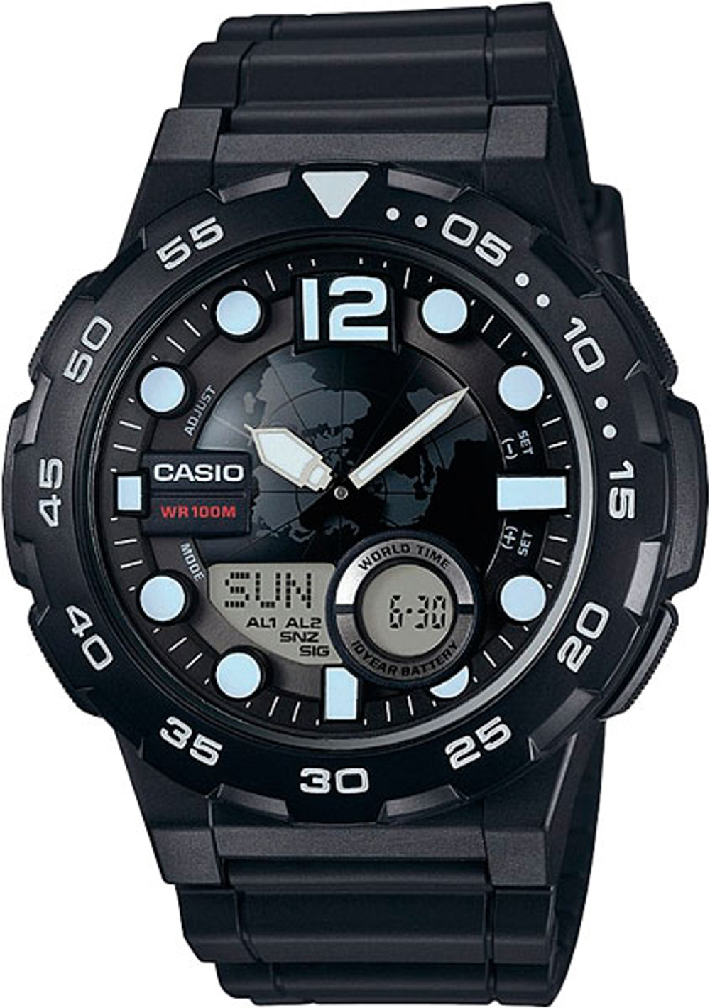 Часы Casio AEQ-100W-1A
