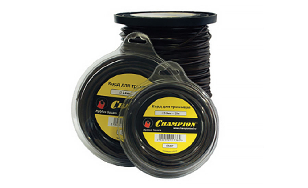 Леска CHAMPION Nylplus Square 2,4*74 м (квадрат)   C5066