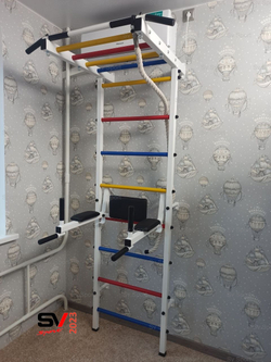 Монтаж шведской стенки Sv Sport в пеноблочные, газоблочные стены