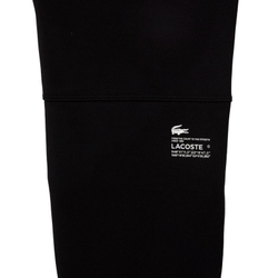 Женские теннисные брюки Lacoste Women's Two-Ply Piqué - черный