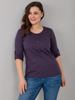 Лонгслив ЛНк-005/баклажан