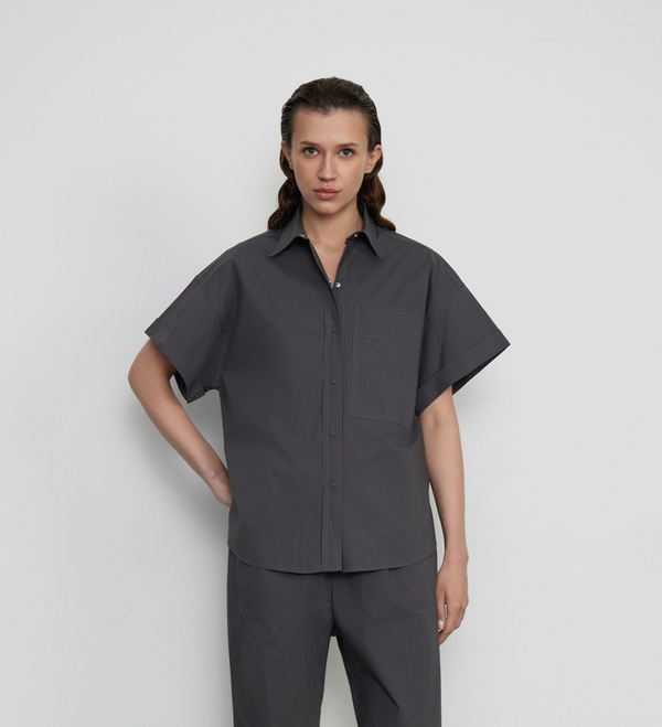 Shirt BREEZE graphite color
