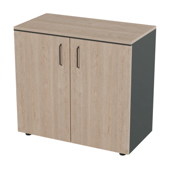 Шкаф для документов низкий широкий закрытый Prego office 800х420х840 ПОШСН