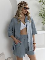 Костюм женский Ангелина-1 Виотекс СЕРО-СИНИЙ МЕЛАНЖ