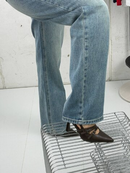 Брюки джинсовые артикул 72618 цвет "голубой"