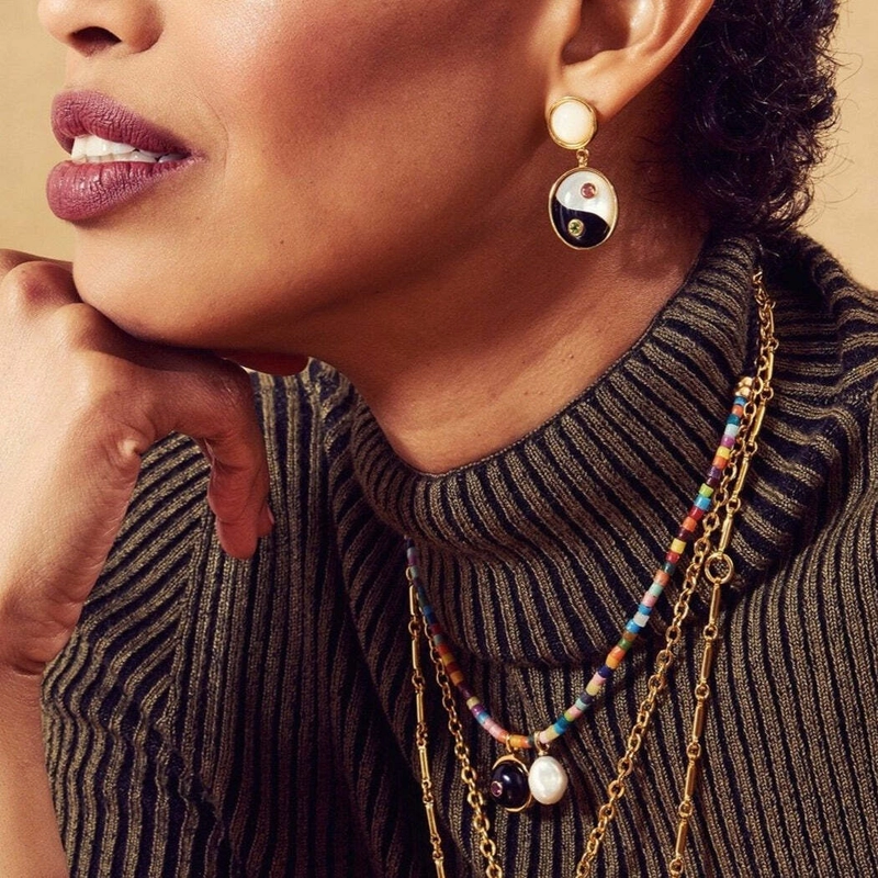 Серьги Инь-Ян