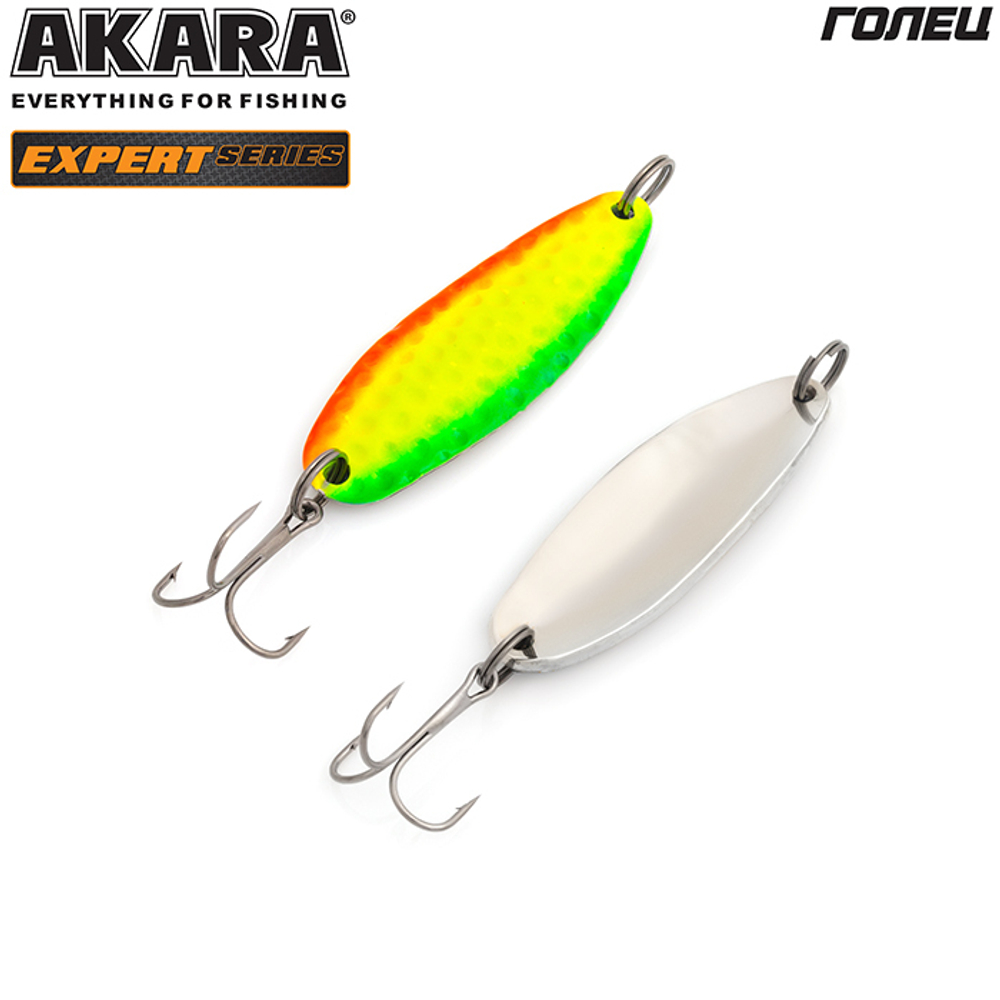 Блесна колеб. Akara Expert Голец 60 мм 18 гр. 5/SIL