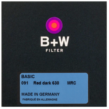B+W BASIC 091 Red dark MRC 630 39mm. Светофильтр для черно-белой съемки
