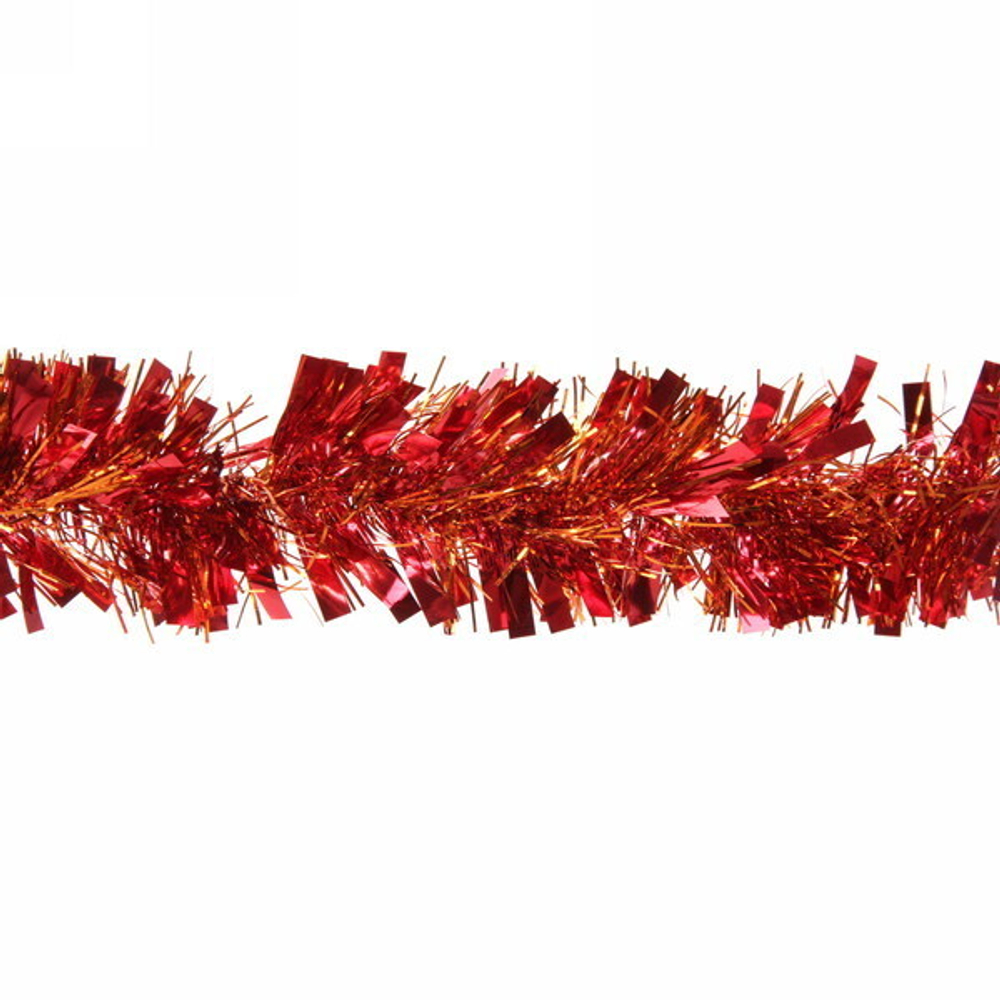 Мишура 2 м 6 см «Зимняя тайна», Красный