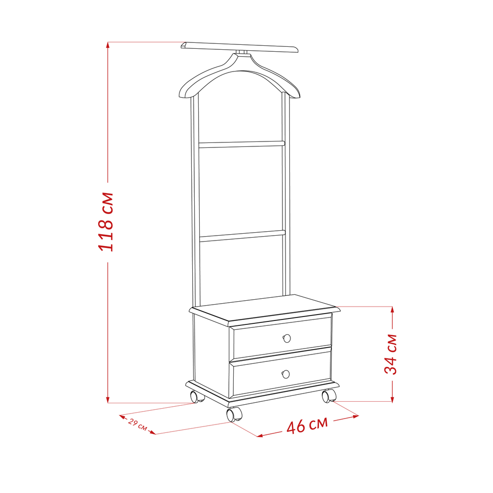 Вешалка напольная Leset Ричмонд