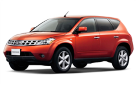 Багажник на крышу Nissan Murano 2002-2008 за дверные проемы