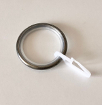 Карниз для штор "Ксантос" d19/19 мм двухрядный, цвет черный никель