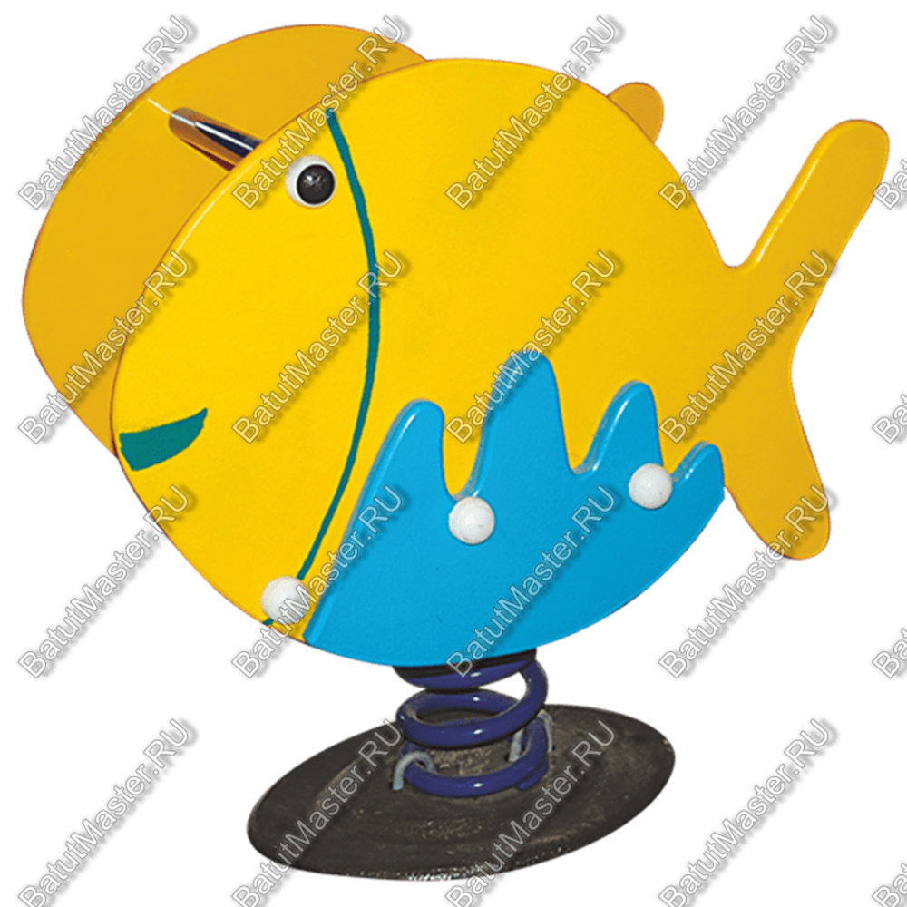 Детская качалка для игровых комнат, площадок "Рыба"