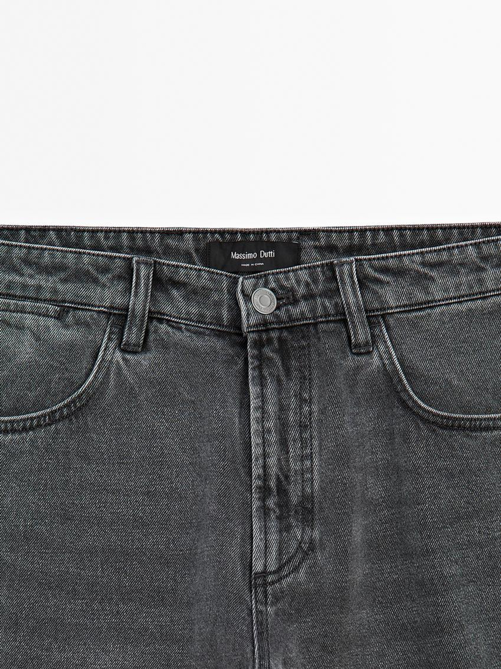 Massimo Dutti Зауженные джинсы из 100% хлопка, маренго