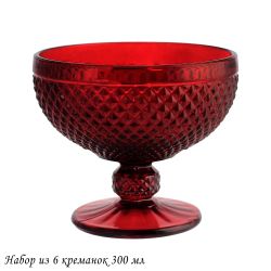 Lenardi 588-505 Набор из 6 креманок в под.уп.(х4)Стекло